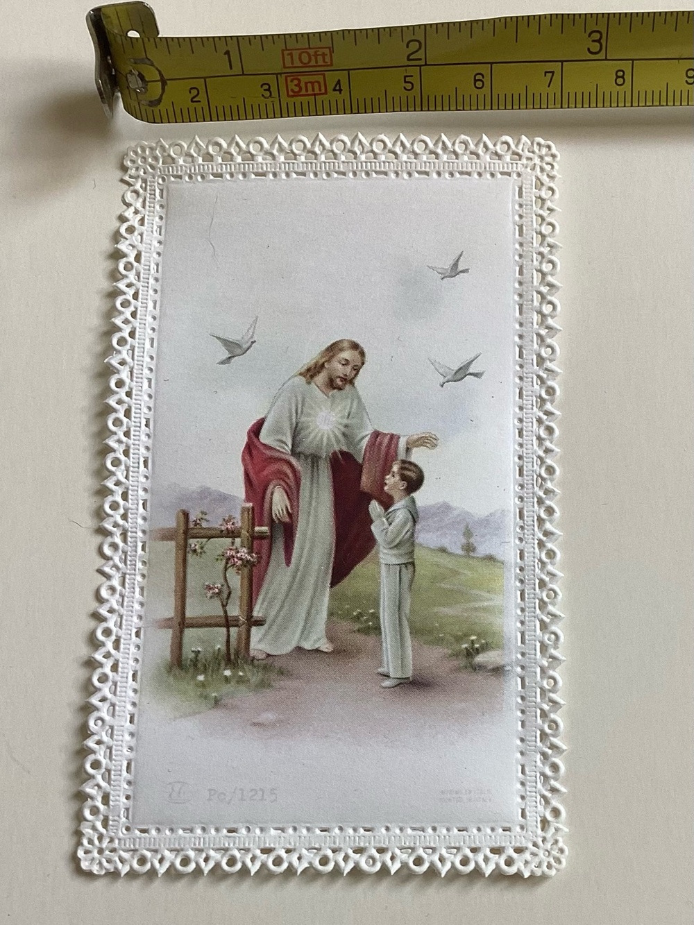 Antique Lace First Communion Holy cards x 10
